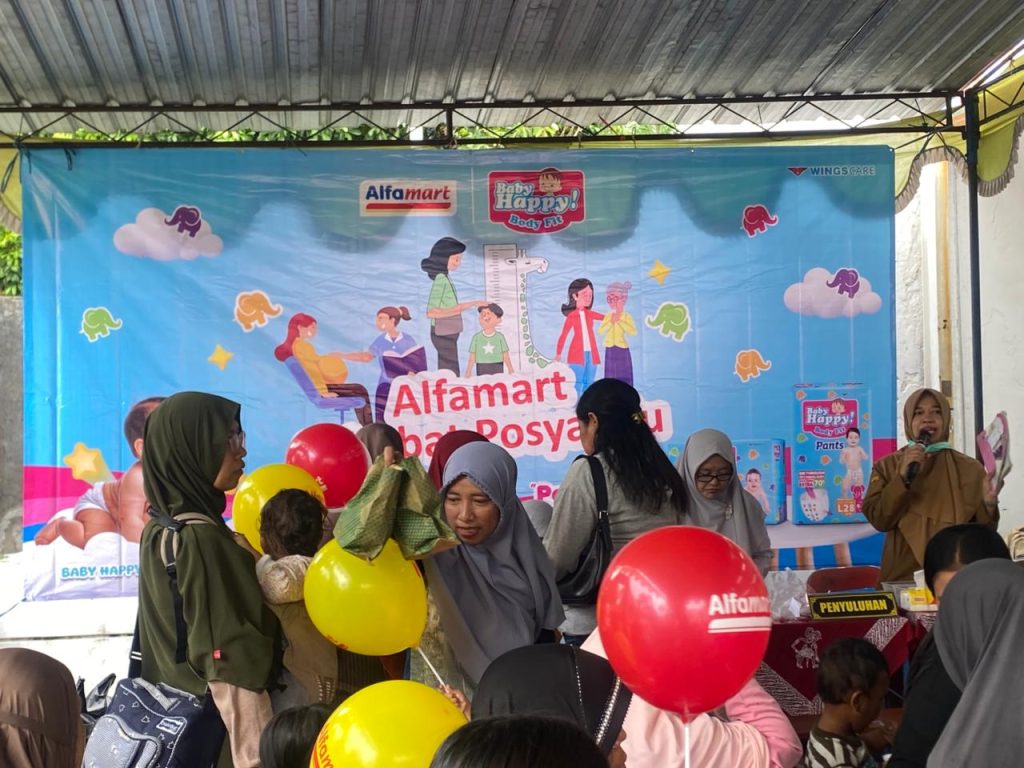 Baby Happy dukung Alfamart sahabat Posyandu di Klaten.